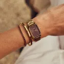 Женские часы Burker Isabell Gold Burgundy