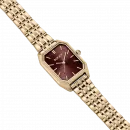Женские часы Burker Isabell Gold Burgundy