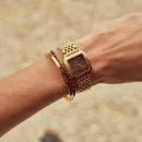 Женские часы Burker Macy Gold Burgundy
