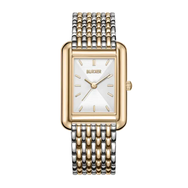 Женские часы Burker Olivia Gold Silver